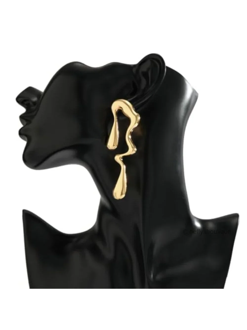 Irregular WaterDrop Stainless Steel Drop Earrings Statement Minimalist Women